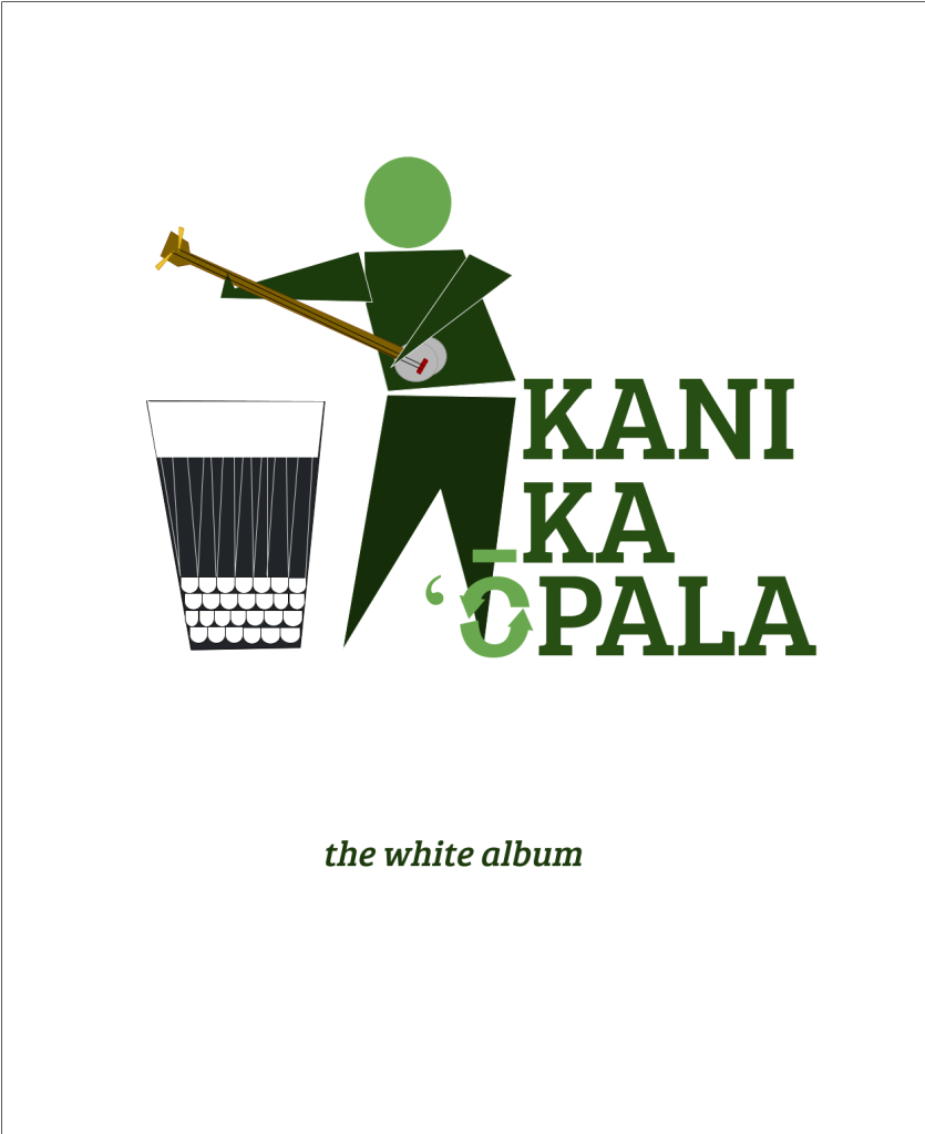 trash can and man playing music